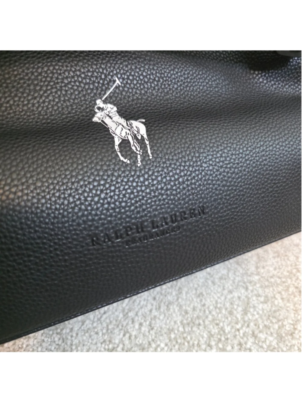Men's Ralph Lauren Black Duffel Bag, NWOT